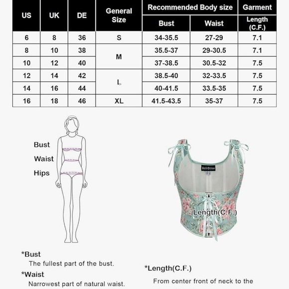 Scarlet Darkness Renaissance Floral Underbust Vintage Boned Corset Belt top - Picture 3 of 13